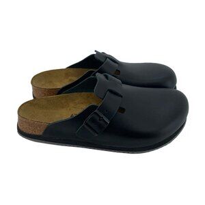 Birkenstock | Women's Clogs | Black Boston Super Grip | Regular Fit **NEW